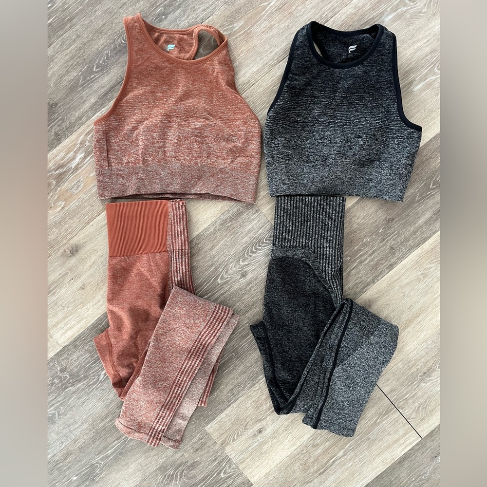 2 fabletics workout sets